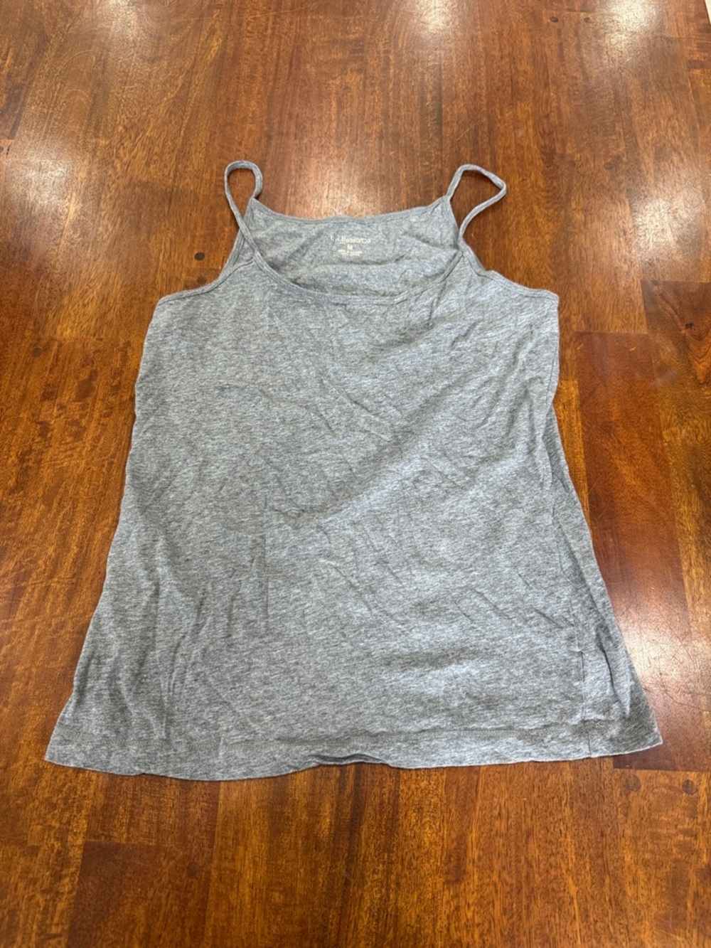 G.H Bass & Co Classic Women's Gray Spaghetti Strap Tank Top